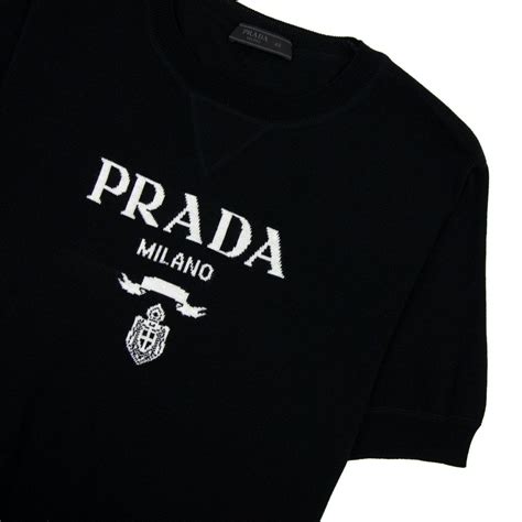 milano prada shirt|Prada black shirt long sleeve.